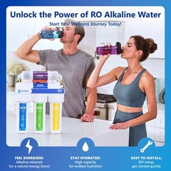 Alkaline Reverse Osmosis Water Filtration System – Mineral RO Filter – 50 GPD