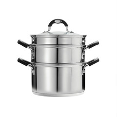 Tramontina 3Qt Stainless Steel Steamer Double Boiler 4-Piece Set Induction Ready