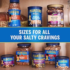 Planters Lightly Salted Mixed Nuts 15 Ounce Kosher Snack Less Than 50 Peanuts