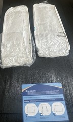 Zibroges Goose Feather Pillow Queen Size Pack of 2, White New Sealed