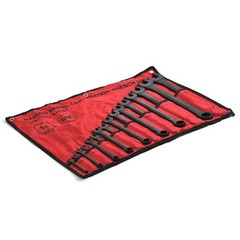 16 Pc SAE Combination Wrench Set 1/4 to 1-1/4in SAE Wrench Set w/ Roll Up Pouch