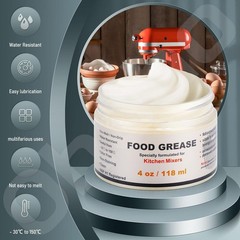 4Oz Food Grade Grease for Kitchenaid Stand Mixer with Gaskets, Extend Machine Li