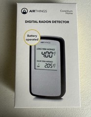 Airthings Corentium Home Digital Radon Gas Detector QRI New Sealed Box