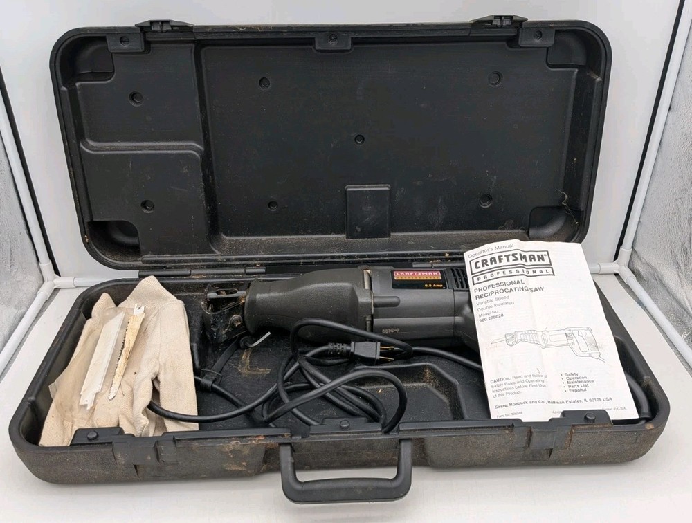 CRAFTSMAN PROFESSIONAL RECIPROCATING SAW 6.5 AMP 900.275020 Made In USA Tested