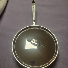 All-Clad D3 3-Ply Stainless Steel Sauté Pan with Lid & Handle 3 Quart NWT