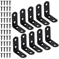 Stainless Steel L-Shaped Bracket Corner Brace 1.5in 90 Degree Angle Corner Lot