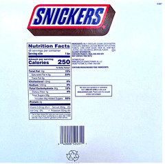Snickers Milk Chocolate Candy Bars Full Size 48 x 1.86 Oz EXP 06/2026