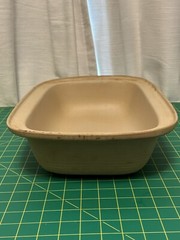 PAMPERED CHEF Family Heritage Classics STONEWARE Rectangular Lid Bowl Baker 1435