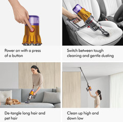 Dyson V12 Detect Slim Vacuum Cleaner with Laser & Accessories