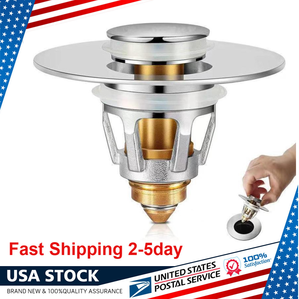 1Pcs Drain Magic Universal Sink Stopper, Instantly Replace Broken Stoppers New