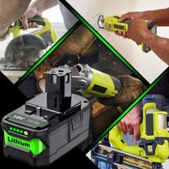 2PACK For RYOBI 18V 8.0Ah P108 High Capacity Battery 18Volt Lithium-Ion One Plus