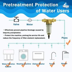 10 Inch Big Blue 10″ x 4.5″ Whole House Water Filter Housing Filtration System