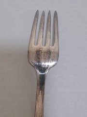 1847 Rogers Bros ANNIVERSARY International Silver Plate Flatware 4 Dinner Forks