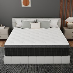10/12/14 Inch Gel Memory Foam Hybrid Spring Mattress Twin Full Queen King In Box