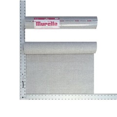 Contemporary Modern Gray plain faux fabric vinyl non woven textured Wallpaper