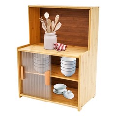 Kitchen Pantry Storage Cabinet Small Countertop Storage Sideboard Cupboard