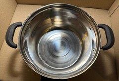 0.8 Qt Stainless Steel Double Boiler with Small Aluminum Flan Mold and Glass Lid