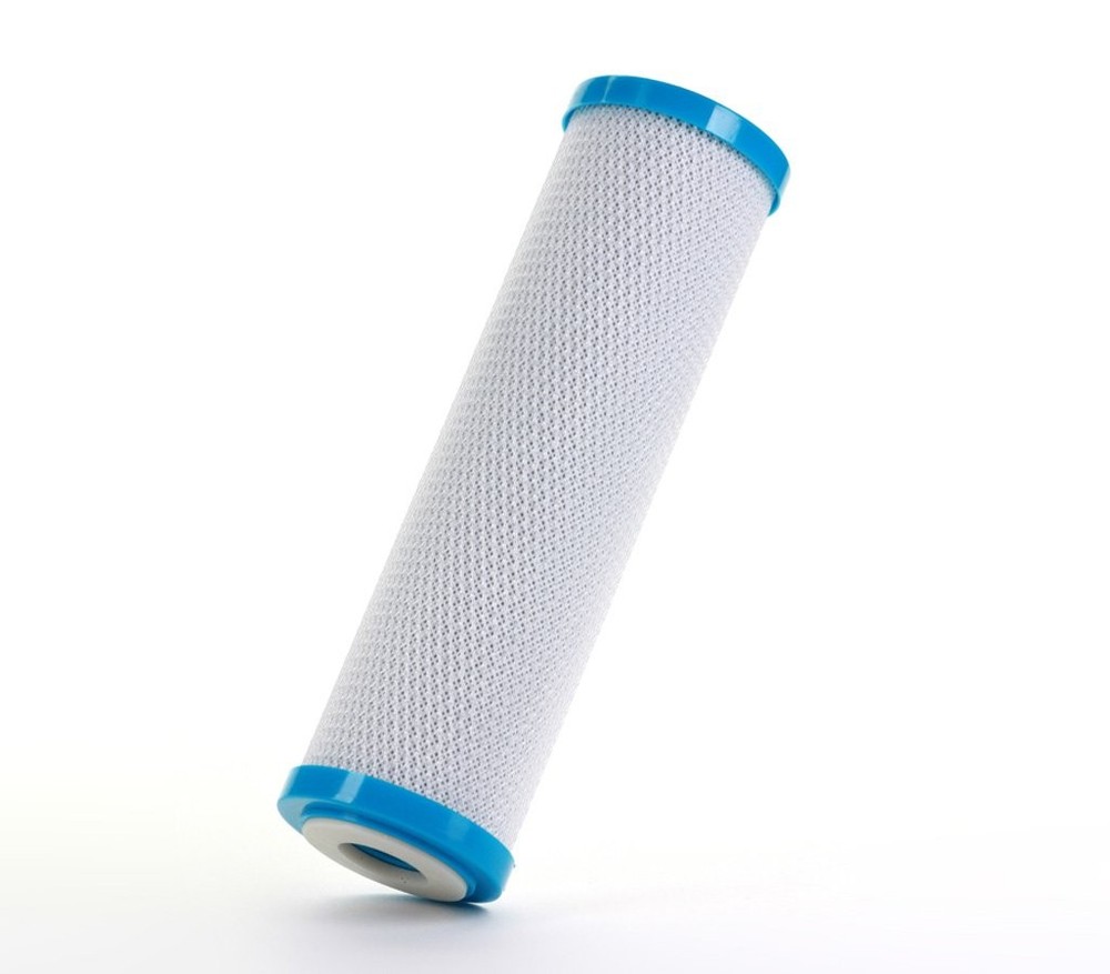 White Potable Water Filter Coconut Shell Carbon Block Filter 0.5 Micron