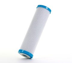 White Potable Water Filter Coconut Shell Carbon Block Filter 0.5 Micron