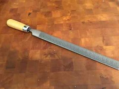 WOOD RASP & HANDEL – Nicholson 12″ HALF ROUND *Made in the USA with USA Handle