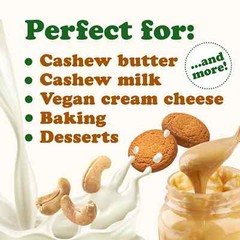 Organic Whole Large Cashews,W240 – Non-GMO, Kosher, Raw, Vegan – by Food To Live
