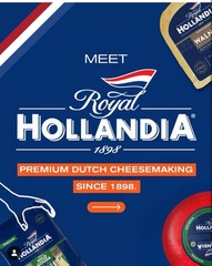 Whole Wheel Gouda Cheese W/Walnut 10lb Holandia Premium Quality