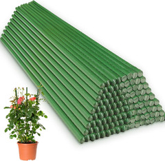 100 Pack 4 Ft/ 48 Inches Garden Plants Stakes Tomato Stakes Steel Metal Plant St