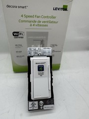 Leviton Decora Smart 4-Speed Fan Controller with Wi-Fi Technology No. DWASF