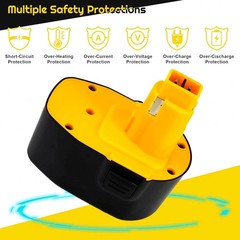 2Pack 14.4 Volt Replacement For DEWALT DC9091 14.4V Battery DW9091 DW9094 DE9091