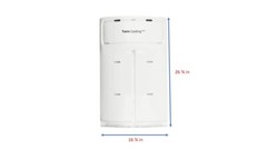 Evaporator Cover with Fan Compatible with Samsung Refrigerator DA97-12608A