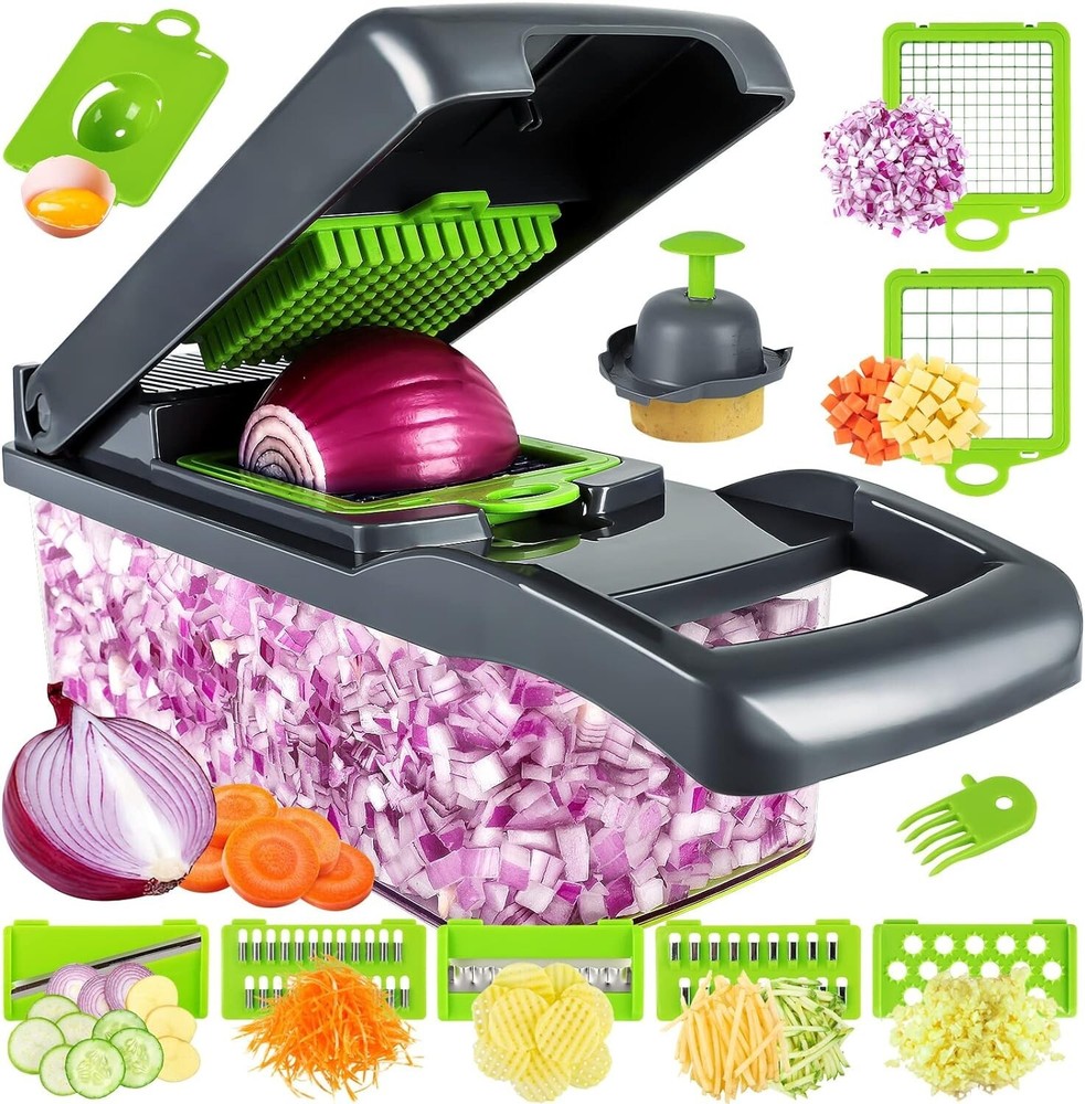 13-In-1 Professional Vegetable Chopper Cutter Food Onion Veggie Dicer Slicer