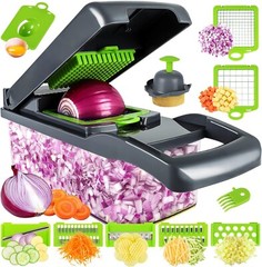 13-In-1 Professional Vegetable Chopper Cutter Food Onion Veggie Dicer Slicer