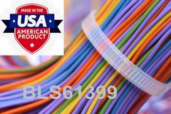 100 USA Made TOUGH TIES 12″ inch 120lb Nylon Tie Wraps Wire Cable Zip Ties White