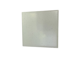 Freckled 4.25 in Ceramic Tile Specs Dots Subway Square Vintage Off White Matte