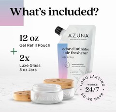 Odor-eliminating air freshener | Aromatherapy | Lasts 60–90 days