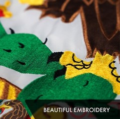 G128 – Mexico (Mexican) Flag | 3×5 feet | Double Sided Embroidered 210D