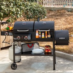 Royal Gourmet 2-Burner Gas and Charcoal Combo Grill