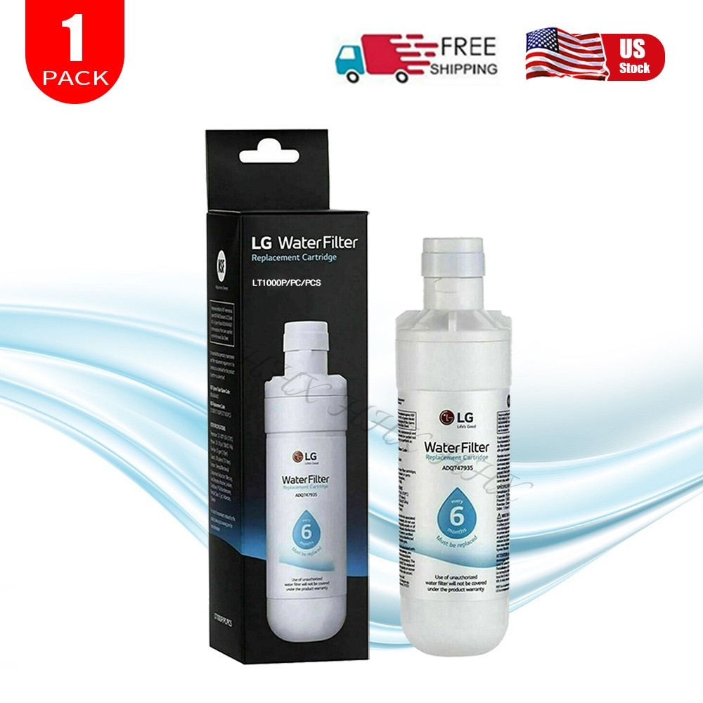 New Sealed LG LT1000P Refrigerator Water Filter Replacement ADQ747935, 1 Pack
