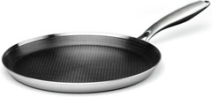 Stainless Steel Crepe Pan – 11inch Nonstick Crepe Pan, Stainless Steel Honeyc…