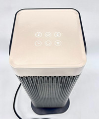 Portable Electric Fan Heater 1500W 110V Space Heater Model YND 2000C Black