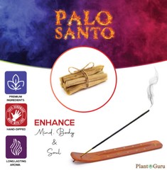 PALO SANTO Incense Sticks 11″ Bulk Pack Wholesale Hand Dipped Lot