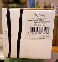 Rigaud Paris Reine De La Nuit Bougie Scented Candle France Original Box 8.11 oz