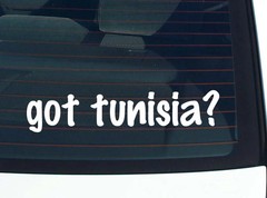 got tunisia? CAR DECAL BUMPER STICKER VINYL FUNNY JOKE WINDOW