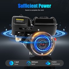212cc 7.5hp 4-stroke Gasoline Engine Steel Start Engine Manual