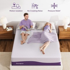 8/10/12/14Inch Gel Infused Memory Foam Twin XL Full Queen King Mattress in a Box