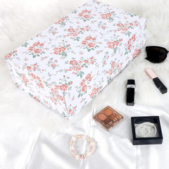Floral Gift Box with Magnetic Lids 13.8X8.3X4.4 In, Large Bridesmaid Proposal Bo