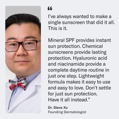 Geologie SPF 30 Face Sunscreen | Niacinamide + Hyaluronic Acid | Mattifying
