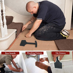 ZY396 Wide Carpet Stair Tool (1PC Carpet Tucking Hand-Held Tucker Tool Plastic)