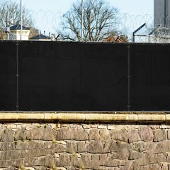 6X50ft Privacy Fence Cover Screen Fencing Mesh Shade Cover for Garden Yard Black