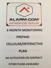 Alarm.com 6 Months Cellular Interactive Alarm Monitoring No Contract 2gig XTI